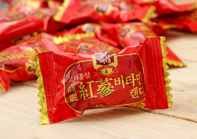 Kẹo hồng sâm vitamin Hàn Quốc bồi bổ cơ thể - dạng túi rất tiện lợi cho người sử dụng